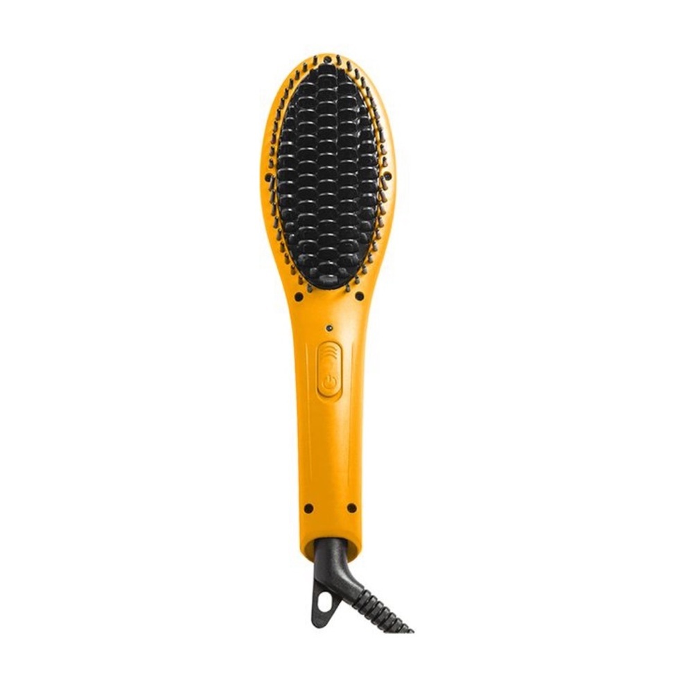 ☀️ Soleil Hair Tools Mini Heat Brush in Apricot - Picture 3 of 7